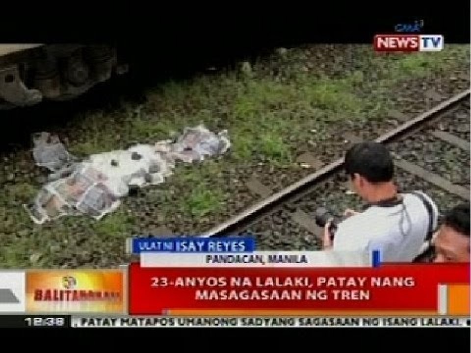 BT: 23-anyos na lalaki sa Pandacan, Manila, patay nang masagasaan ng tren