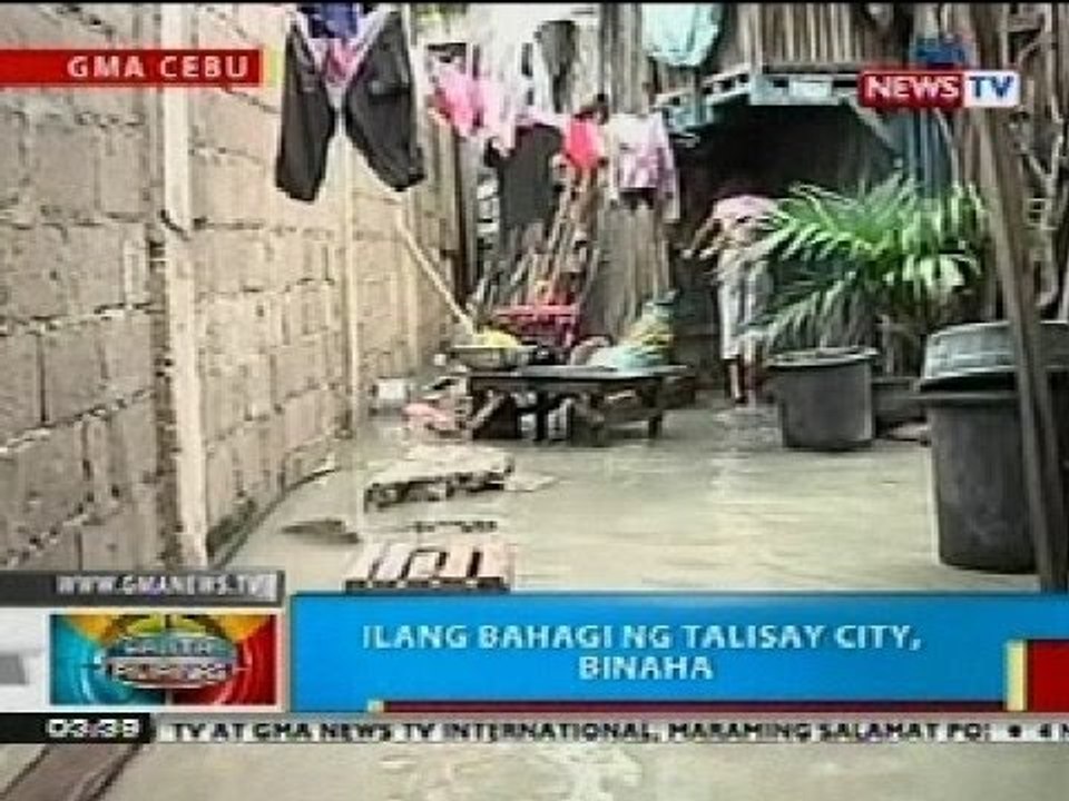 BP: Ilang bahagi ng Talisay City, Cebu, binaha