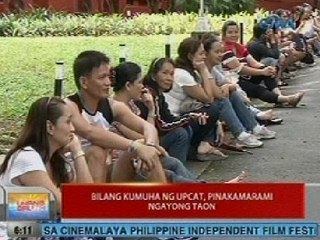 UB: Bilang ng kumuha ng UPCAT, pinakamarami ngayong taon