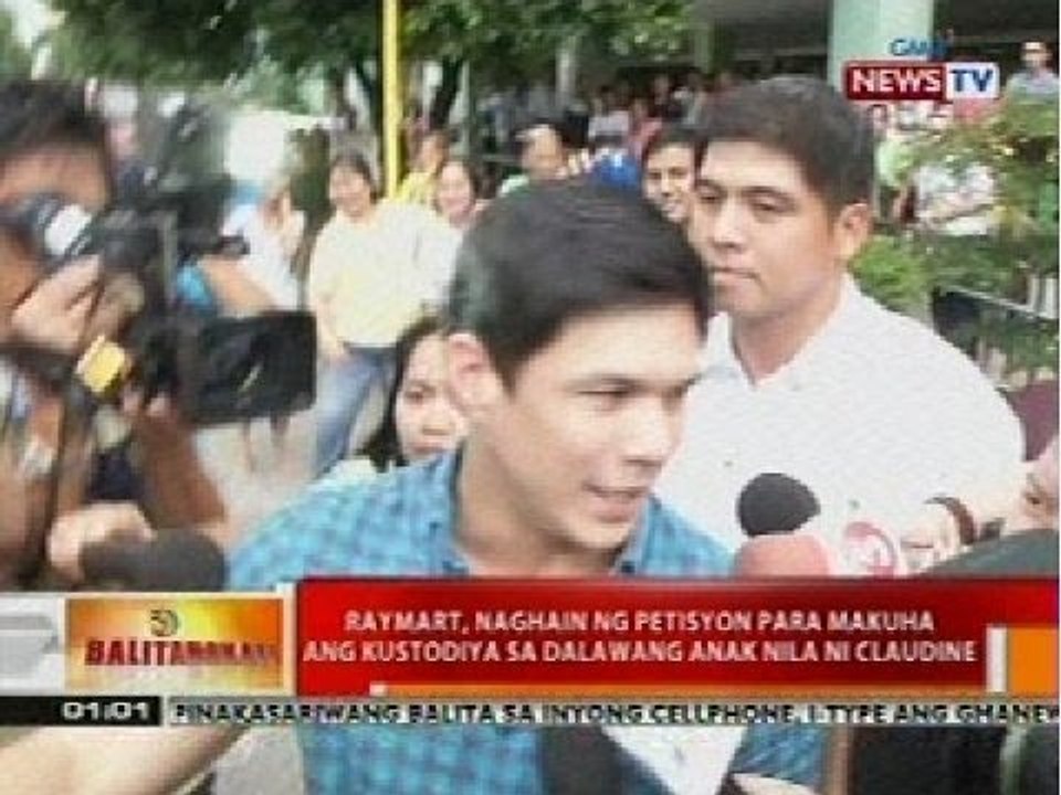 Raymart at Claudine, nagharap sa pagdinig sa hiling ng aktres para sa temporary protection order