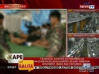 KB: 7 sundalo, sugatan sa pagsabog sa Maguindanao