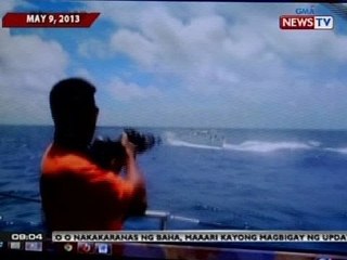 Pagbaril ng mga tauhan ng coast guard sa Taiwan fishing vessel sa Balintang Channel, kuha sa video