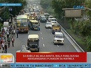 UB: Mga bus na walang sticker pero may prangkisa, papasok daw sa Maynila