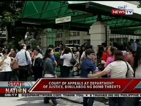 SONA: Court of Appeals at DOJ, binulabog ng bomb threats