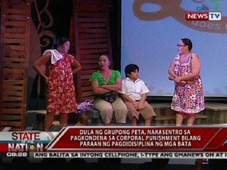 SONA: Dula ng grupong PETA, nakasentro sa pagkondena sa corporal punishment