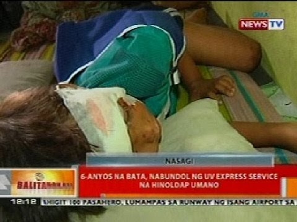 BT: 6-anyos na bata sa Commonwealth Ave., nabundol ng UV Express Service na hinoldap umano