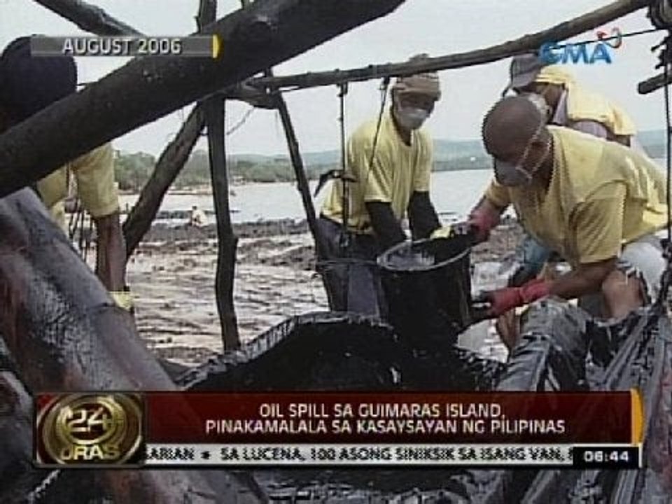 24 Oras: Oil spill sa Guimaras Island, pinakamalala sa kasaysayan ng Pilipinas
