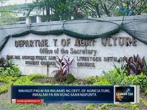 Saksi: Mahigit P40-m na inilabas ng Dept. of Agriculture, inaalam pa rin kung saan napunta