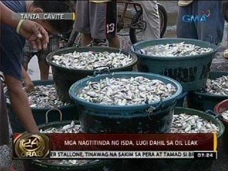 24 Oras: Mga nagtitinda ng isda, lugi dahil sa oil leak