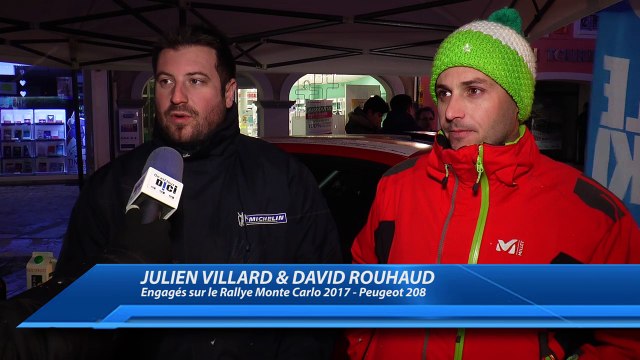 D!CI TV : présentation de l'équipage Villard-Rouhaud sur le Monte Carlo 2017