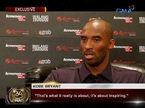 24 Oras: Kobe Bryant, muling bumisita sa bansa at nagbigay-inspirasyon sa Pinoy fans