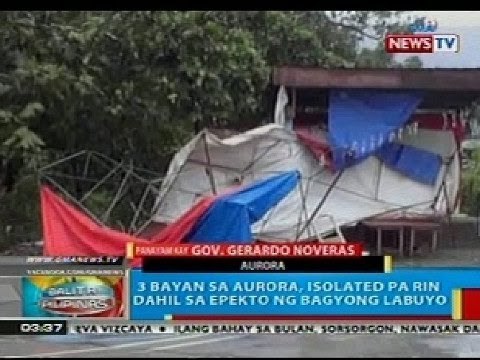 BP: Panayam kay Gov. Noveras ng Aurora tungkol sa pananalasa ng bagyong labuyo