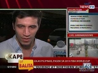 KB: Gilas Pilipinas, pasok sa 2014 FIBA World Cup