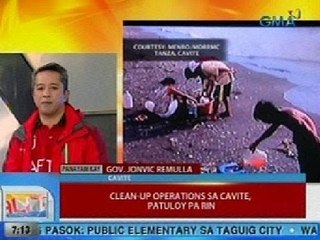 UB: Cleanup operations sa Cavite, patuloy pa rin