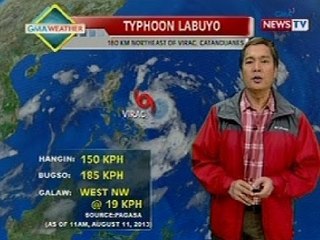 BT: Weather update as of 12:11 p.m. (Aug 11, 2013)