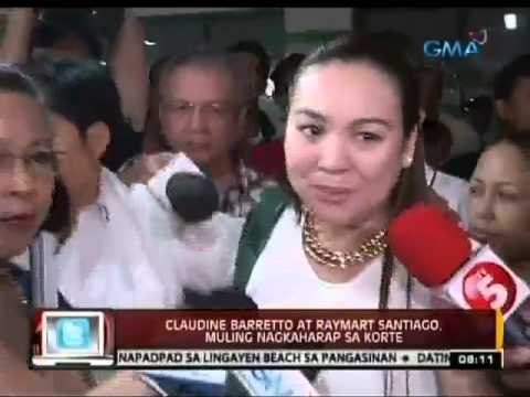 24 Oras: Claudine Barretto at Raymart Santiago, muling nagkaharap sa korte