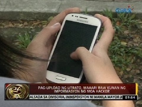24 Oras: Pag-upload ng litrato, maaari raw kunan ng impormasyon ng mga hacker