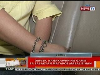 BT: Driver sa Makati, nanakawan ng gamit sa sasakyan nang masalisihan