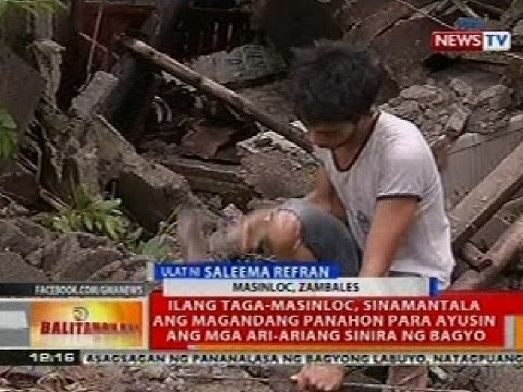 BT: Ilang taga-Masinloc, Zambales, sinamantala ang magandang panahon para ayusin ng mga ari-arian