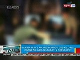 BP: Van na may lamang mahigit 200 kilo ng karne ng aso, nasabat sa Pampanga