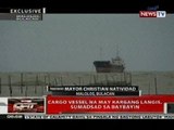 QRT: Cargo vessel na may kargang langis sa Bulacan, sumadsad sa baybayin