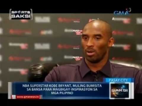 Saksi: Kobe Bryant, balik-Pilipinas para magbigay-inspirasyon sa mga Pilipino