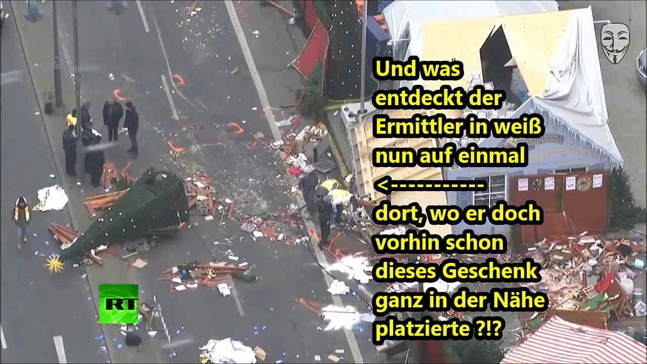 Berlin-Terror- Offizielle Theorie widerlegt – Polizei beim Legen falscher Spur