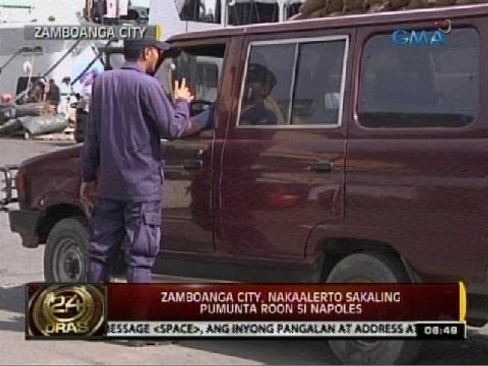 24 Oras: Zamboanga City, nakaalerto sakaling pumunta roon si Napoles