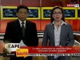 KB: 24 Oras, nominado sa news program category sa Emmy Awards