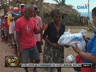 24 Oras: Mahigit 5,000 pamilyang nasalanta ng Bagyong Labuyo, natulungan ng Kapuso Foundation