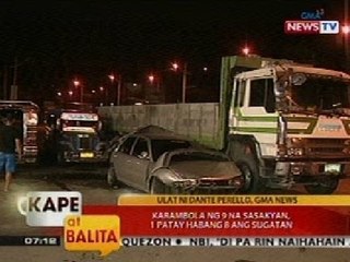 KB: Karambola ng 9 na sasakyan sa Taguig, 1 patay habang 8 ang sugatan