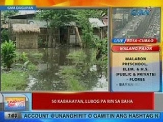 UB: 50 kabayahan sa Pangasinan, lubog pa rin sa baha