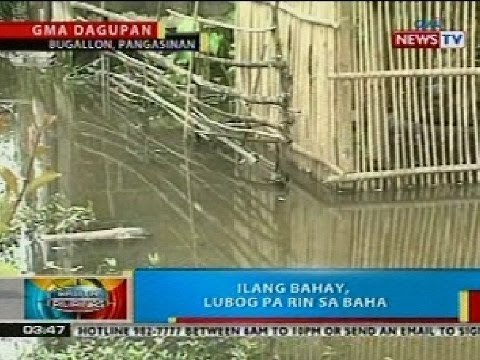 BP: Ilang lugar sa Pangasinan, lubog pa rin sa baha