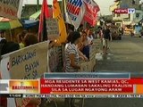 Mga residente sa West Kamias, Q.C., handang lumaban sakaling paalisin sila sa lugar ngayong araw