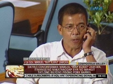 Gov. Manuel Zamora, nilinaw ang pagkakadawit sa sobrang pork barrel fund na natanggap umano