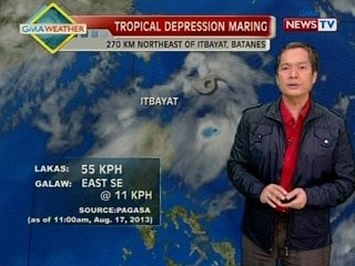 BT: 2 LPA na binabantayan ng PAGASA, parehas ng bagyo