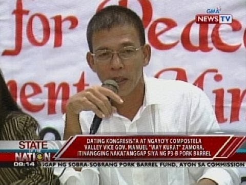 Vice Gov. Manuel Way Kurat Zamora, itinangging nakatanggap siya ng P3-B Pork Barrel