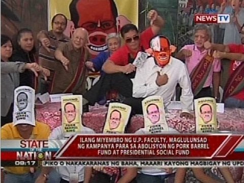 Ilang miyembro ng UP Faculty, maglulunsad ng kampanya para sa abolisyon ng Pork Barrel Fund