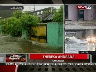 QRT: Baha sa ilang lugar sa Malabon, umabot hanggang lampas-tao