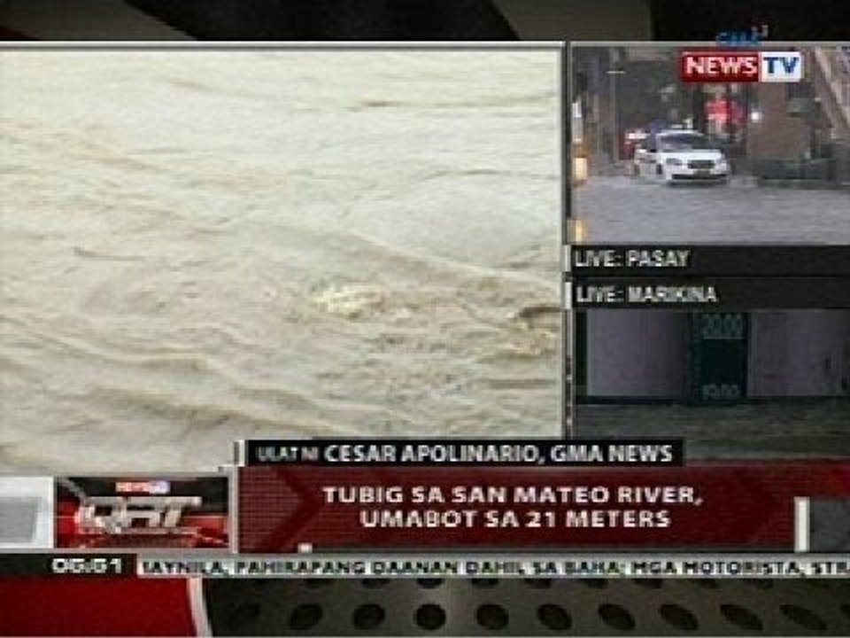 QRT: San Mateo, Rizal, isinailalim na rin sa state of calamity