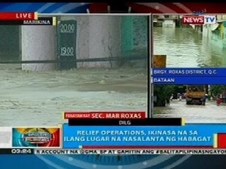 BP: Relief ops, ikinasa na sa ilang lugar na nasalanta ng habagat