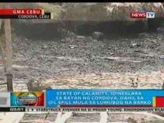 BP: State of calamity, idineklara sa Cordova, Cebu dahil sa oil spill