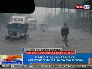 NTG: Mahigit 14,200 pamilya, apektado ng baha sa Caloocan