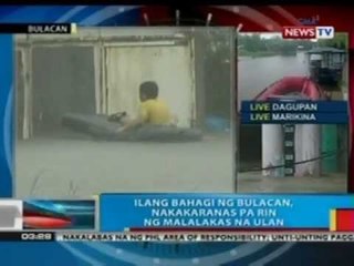 BP: 2 barangay, 'di pa rin nadadaanan ng mga sasakyan