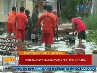 UB: 19 barangays sa Dagupan, apektado ng baha