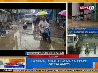 NTG: Laguna, isinailalim na sa state of calamity