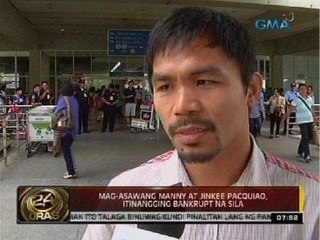 Download Video: 24 Oras: Mag-asawang Manny At Jinkee Pacquiao, itinangging bankrupt na sila