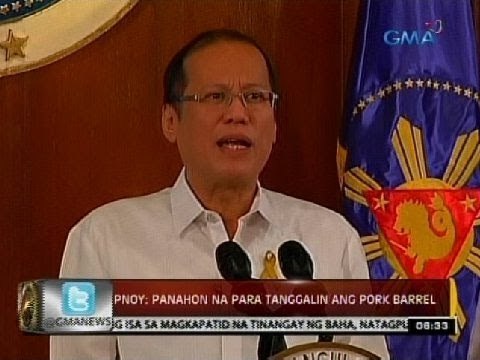 24 Oras: PNoy: Panahon na para tanggalin ang pork barrel