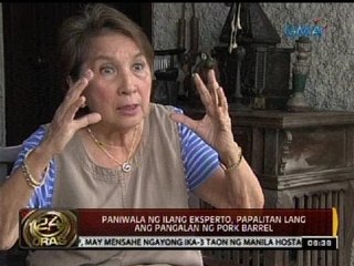 24 Oras: Ilang eksperto, diskumpyadong bubuwagin talaga ang pork barrel