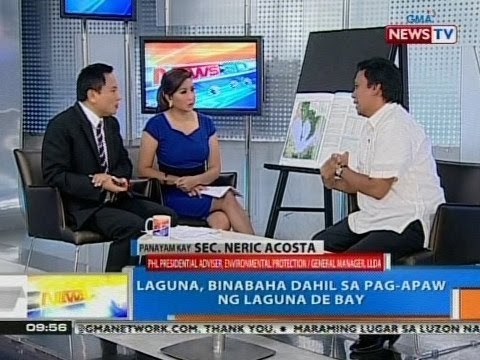 NTG: Laguna, binabaha dahil sa pag-apaw ng Laguna de Bay